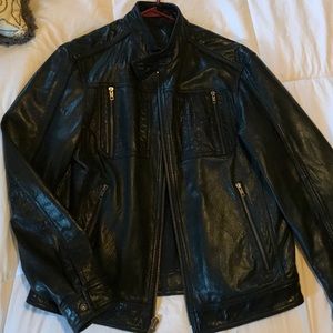 Men’s lamb skin leather jacket!